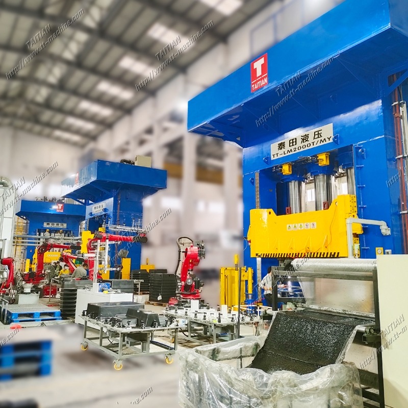 2000TONS Composites Hydraulic Press az új energia jármű akkumulátorhoz